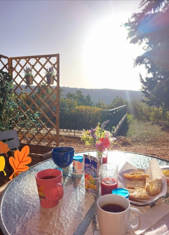 Logement D'Exception Pres Du Colorado Provencal Dans Une Residence Au Calme Avec Piscine Offrant Une Vue Imprenable Sur Le Luberon Depuis Sa Terrasse Viens 외부 사진