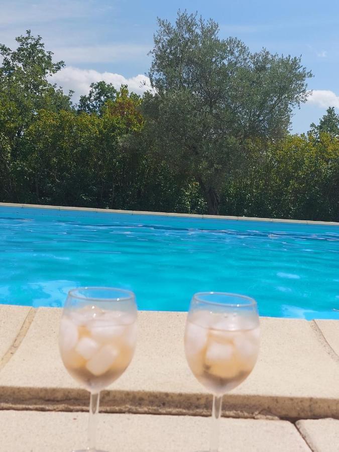 Logement D'Exception Pres Du Colorado Provencal Dans Une Residence Au Calme Avec Piscine Offrant Une Vue Imprenable Sur Le Luberon Depuis Sa Terrasse Viens 외부 사진